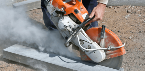 Concrete saw