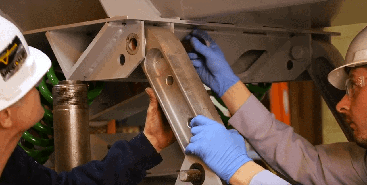 bolting a rocker leg