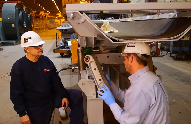 replacing a rocker leg