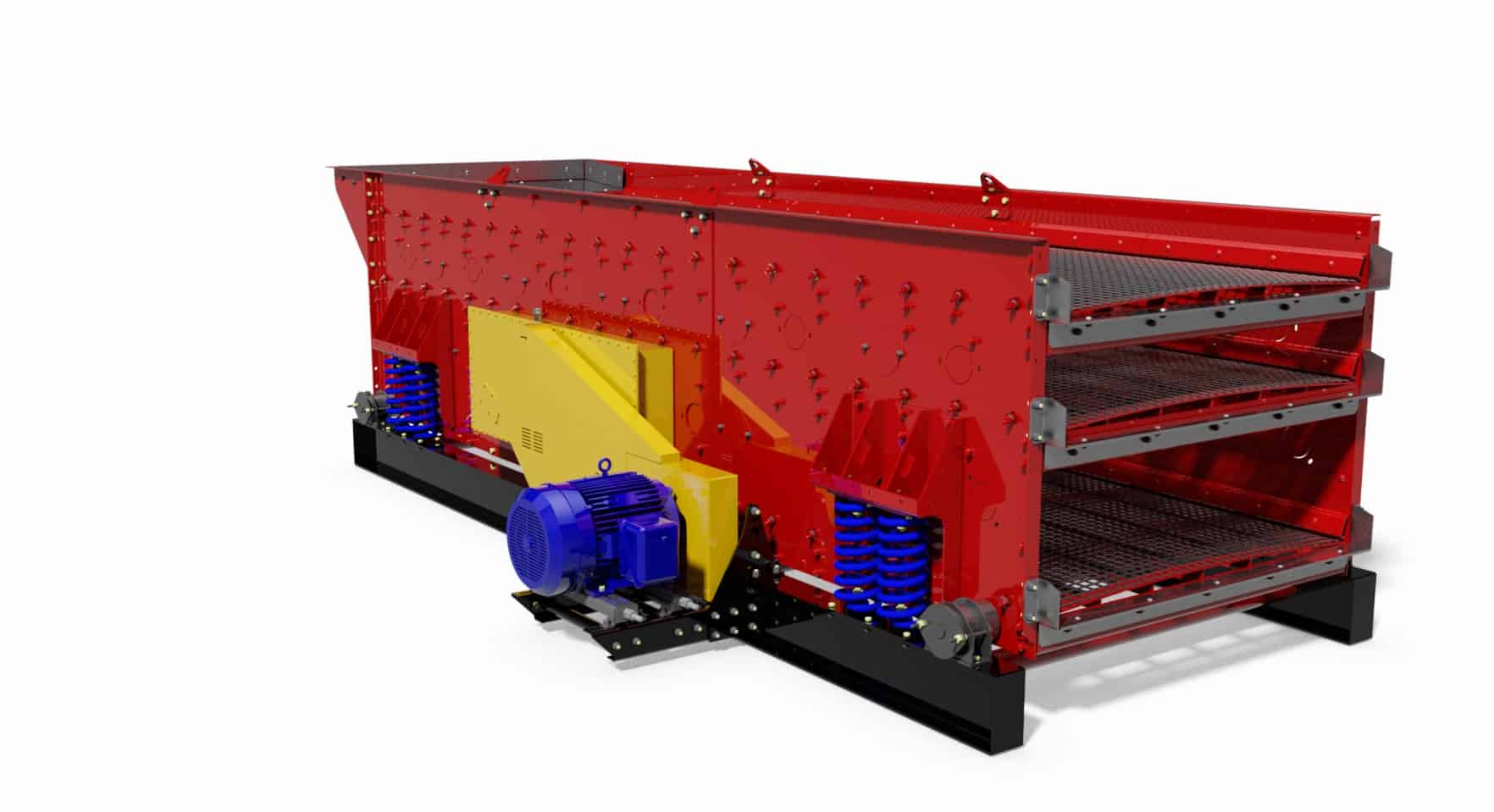 General Kinematics Horizontal Aggregate Screen Angled