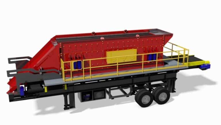 A rendering of General Kinematics Mobile Aggregate Screen