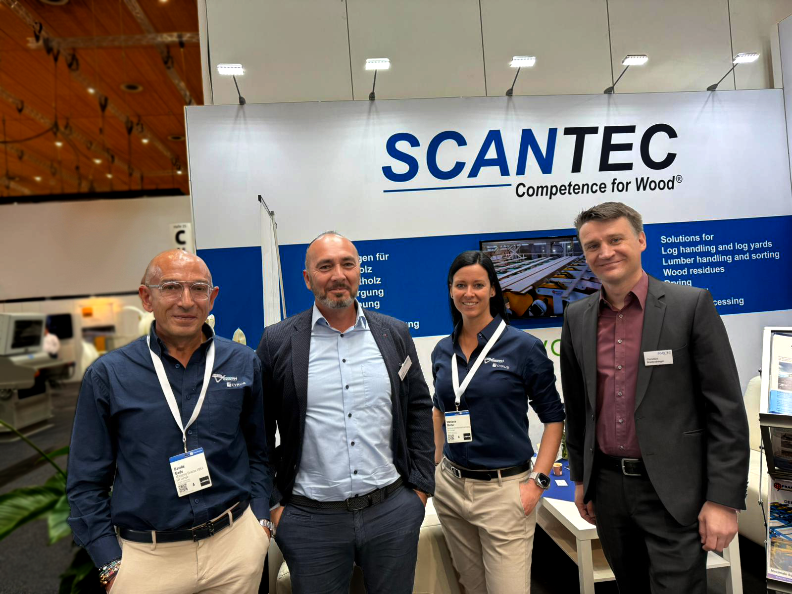 General Kinematics and SCANTEC standing together at LIGNA 2025