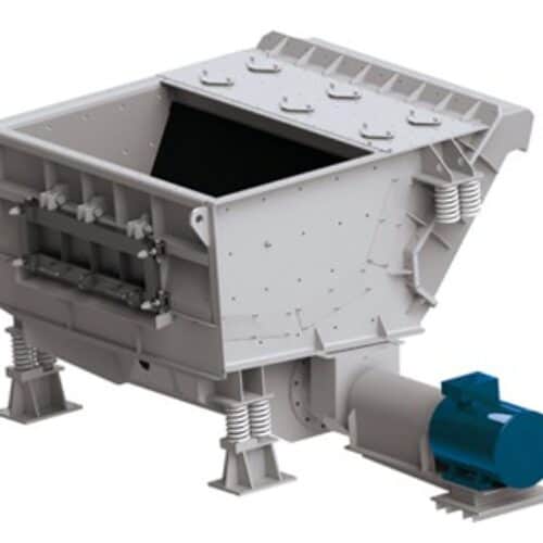 Vibrating lump crusher