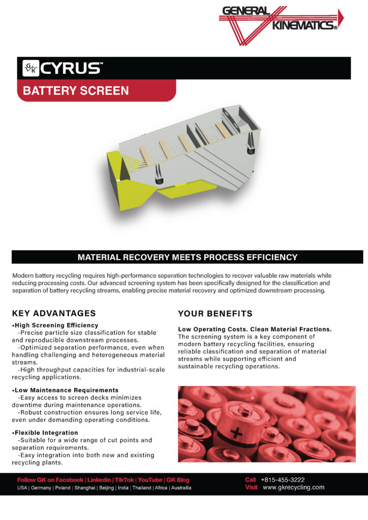 Battery Screen Brochure